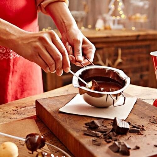 New Long Handle Wax Melting Stainless Steel Pot DIY Scented Candle Soap Chocolate Butter Handmade Soap Tool