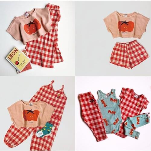 2021 New Summer BC Brand Kids T Shirts for Girls Boys Fashion Print Knit Sweater T Shirts Baby Toddler Cotton Tops Tees Clothes