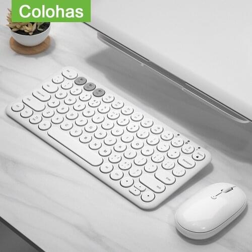 Rechargeable Bluetooth Gaming Keyboard Mouse Set For Macbook PC Gamer iPad Phone Portable Wireless iPad Keyboard For Laptop