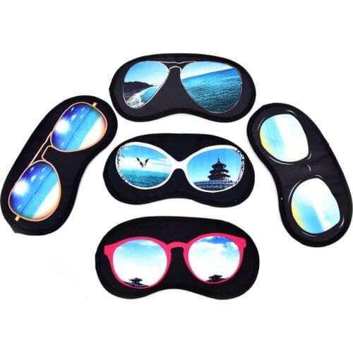 1Pcs 3D Soft Portable Blindfold Travel Eyepatch Sleep Mask Natural Sleeping Eye Mask Eyeshade Cover Shade Eye Patch Women Men
