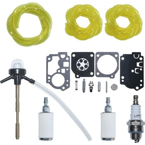 K056704 Primer Bulb Fuel Filter Line Repair Kit For Poulan 577135901 Weed Eater FX26SCE SST25CE String Trimmer ZAMA C1U-W49