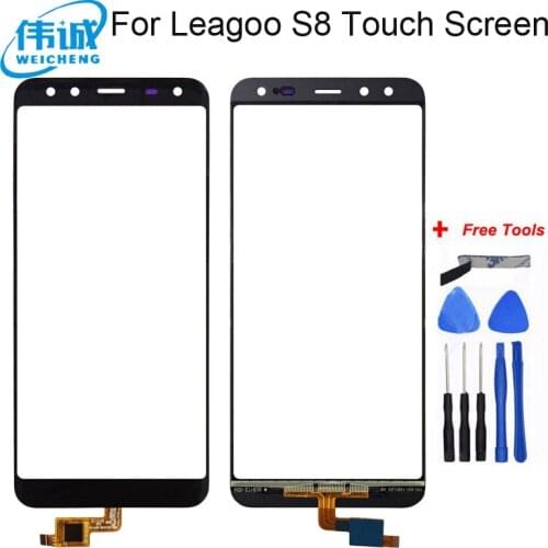 5.72'' Mobile Phone Touch Glass TouchScreen For Leagoo S8 Sensor Touch Screen Front Glass Digitizer Panel Sensor Tools