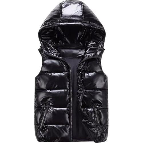 Bright NEW Winter Warm Cotton Vest Women Sleeveless Down Coat Tops Lady Casual Short Outwear Waistcoat Parkas Jacket Coats Cloth
