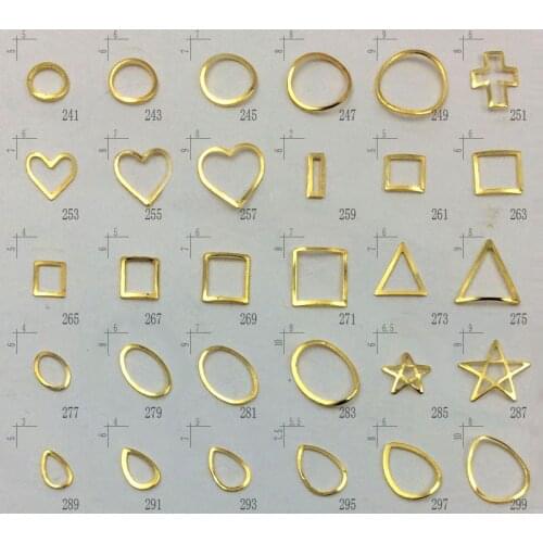 1000Pcs Bag Gold Nail Art Metal Star Round Decor Mix 3D Rhinestones Beads Shiny Glitter Charm Manicure Accessories