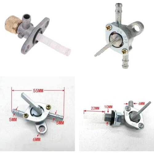 4 Size Fuel Gas Cut-Off Shut-Off Valve Petcock Assembly For Auto Motor Dirt Bike