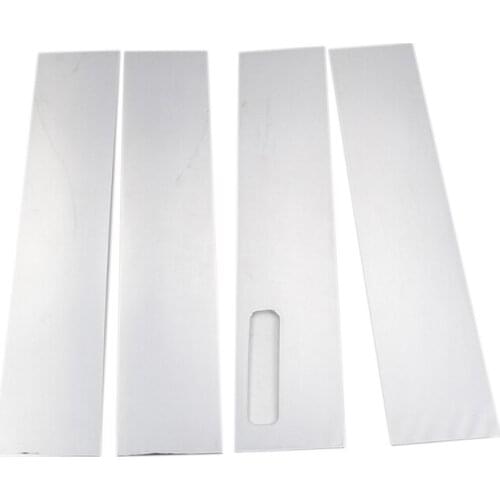 Chrome Window Pillar Posts Strip Door Trim Cover for Ford F150 F-150 2021 Car Accessories 4Pack