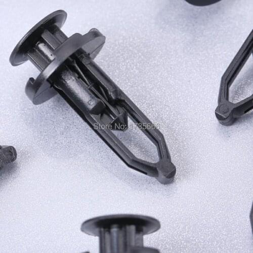 500PCS Universal For Toyota 52161-20010 Front & Rear Bumper Cover Push Type Retainers Clips