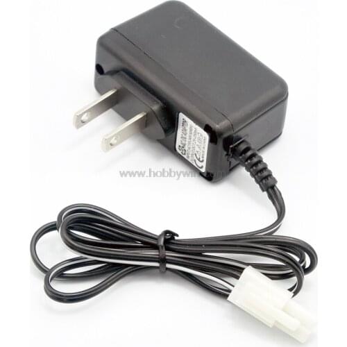 7.2V 250mA US Charger Mini Tamiya Male Positive to Square for NiMH NiCD RC Model Battery