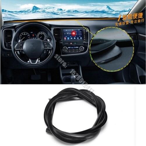 Car styling 1pcs For Mitsubishi Outlander 2007-2020 Instrument console Front block glass Gap gel Sealing strip Noise insulation