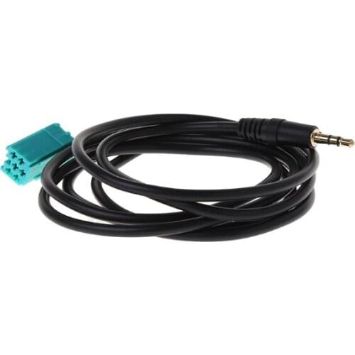 Car Radio MP3 Auxiliary Adapter Aux Input Jack Lead Cable Adapter With Radio Keys for renault 2005-2011 Clio Megane Laguna Modus