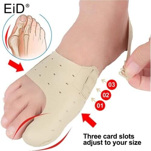 EiD Leather Orthopedic Toes Correction Insoles for Hallux Valgus Foot Corrector Bunion Pads Shoes Pad Big Bone Orthotics Insole