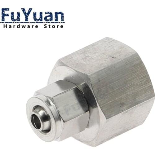 Fast twist Lock nut 4mm-14mm Tube Stainless Steel SS 304 Pipe Fittings Female Threaded 1/8 1/4 3/8 1/2 M10x1 M14x1.5