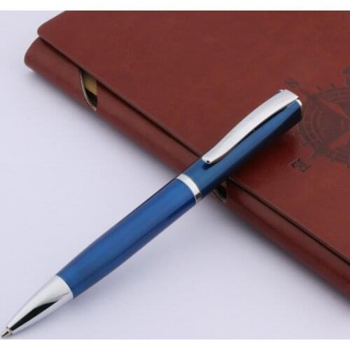 Hot Sale Baoer Metal Pen 051Blue Lacquerred Office Writing Ballpoint Pen