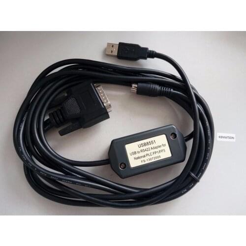 USB8551 Cable for FP1 FP3 FP5 PLC Equal to USB8550+AFP1523 or USB8550+AFP5523
