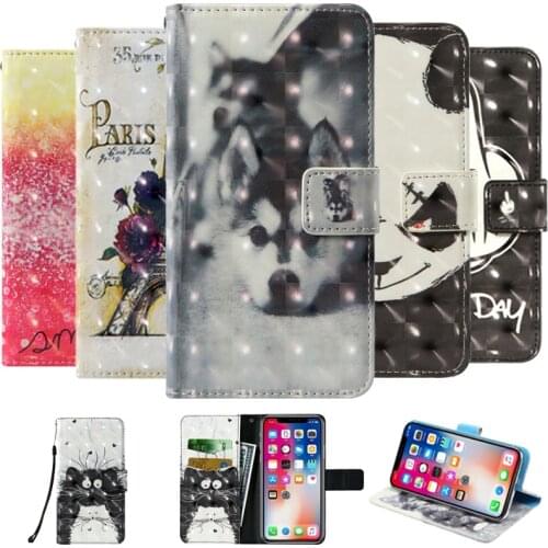 3D flip wallet Leather case For Xiaomi Redmi K30i 5G 9 10X 4G Pro 5G Phone Cases