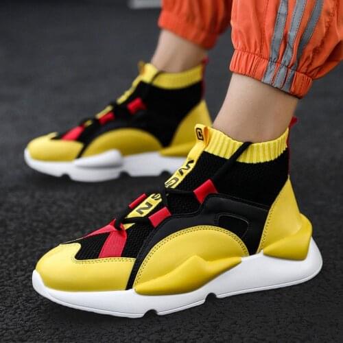 Mens Autumn & Winter Sneakers High Top Brand Shoes Casual Shoes Men Casual Men Shoe Fashion Products Mens Shoes Casual Zapatos