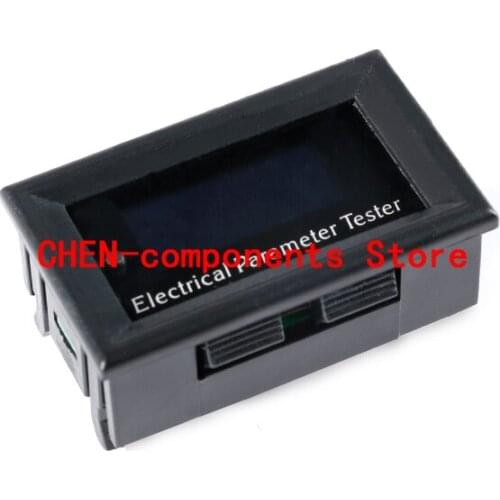 100V-10A/20A OLED Multifunction Tester Voltage current Time temperature capacity voltmeter Ammeter electrical meter white