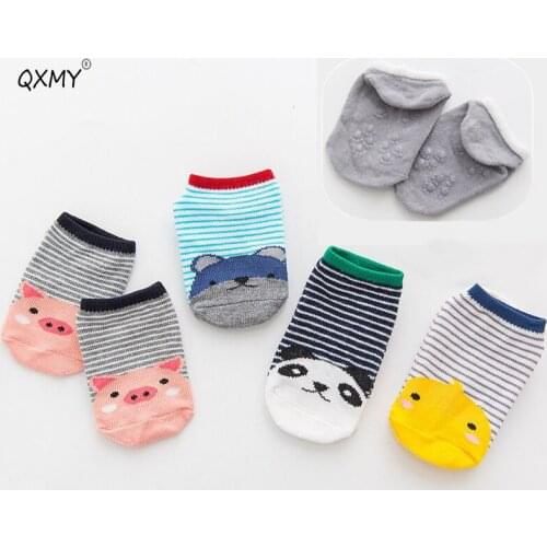 Socks For Girls Baby Boy Infant Kids Cotton Anti Skid Slip Toddler Children Slipper Floor Sock Newborn