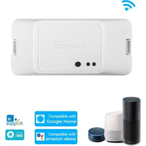 SONOFF BASICR3 WIFI Smart Switch Alexa Google Voice Control Remote Control Timer Schedule Wireless Remote Switch Share Control