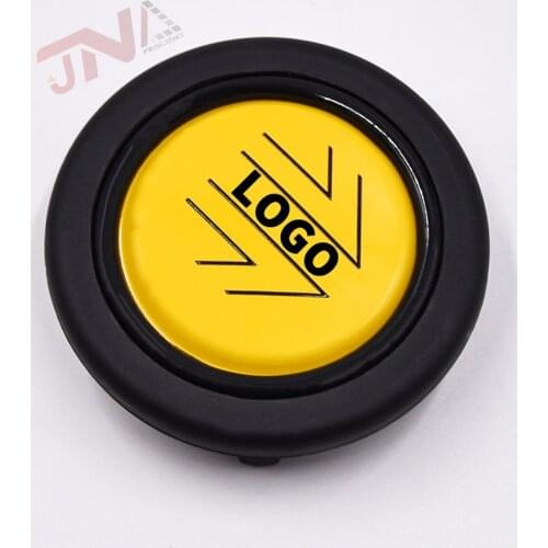Universal Racing Car Styling Steering Wheel with Logo Horn Button Racing Horn Switch Push Cover