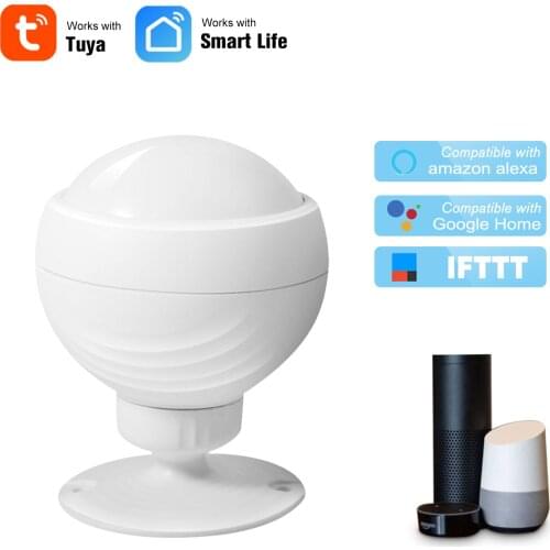 WIFI PIR Motion Sensor Wireless Passive Infrared Detector Security Burglar Alarm Sensor Tuya APP Control Smart Home