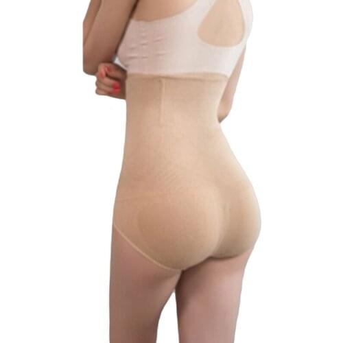 Women Fashion Push up Panty Lady Girl High-waisted Underpants Briefs Underwear Plus Size High-stretch Underwear Nylon Female