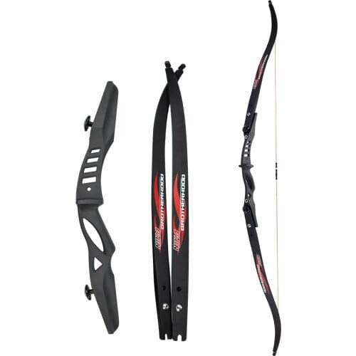 1X 30lbs Recurve Bow Take Down ILF Youth Kid Practice Bow Set 17" Riser Right Left Handed Archery Free Shipping