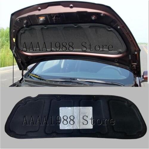 2011 2012 -2015 for Kia Forte Cerato k3 Car Heat Sound Insulation Cotton Front Hood Engine Firewall Mat Pad Cover Noise Deadener