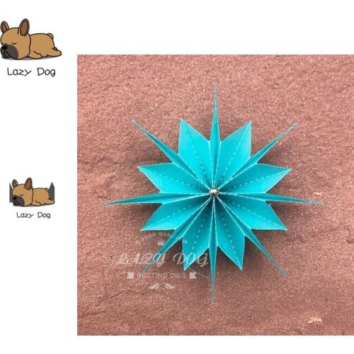 3D Flower Star Metal Cutting Dies Scrapbooking Stencil DIY Decorative Craft Embossing Die Cuts Card Making New Dies For 2019