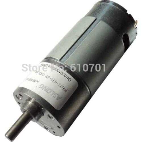 3V-12VDC High Power Rotate Speed Reduction Electric DC Geared Motor JGB37-550 12V 2528/1580/840/526/282/175/120/95/58/31/19RPM