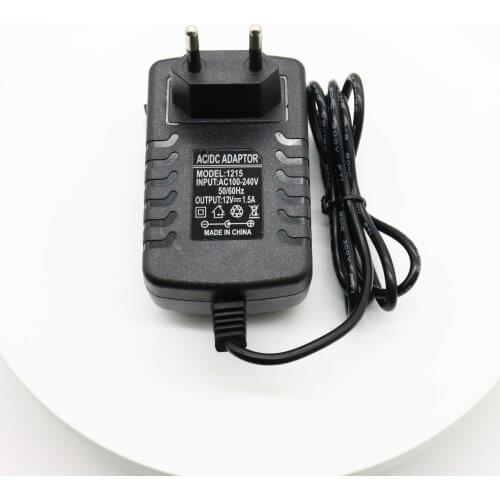 Wholesale AC DC 12V Power Supply Adapter 1.5 A To 12V Power Supply Adapter LED Driver Freeshipping