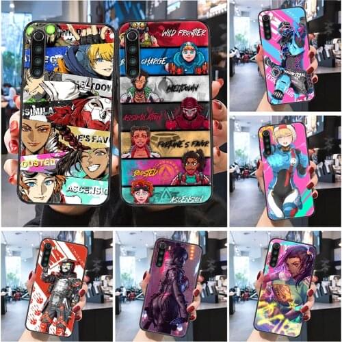 Apex Legends Game Phone case For Xiaomi Redmi Note 7 7A 8 8T 9 9A 9S 10 K30 Pro Ultra Frosted black painting waterproof fashion