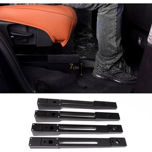 For Land Rover Discovery 5 LR5 L462 2017 2018 Car Aluminum Alloy the Second Seat Increase Height Strips Trim 4 Pcs