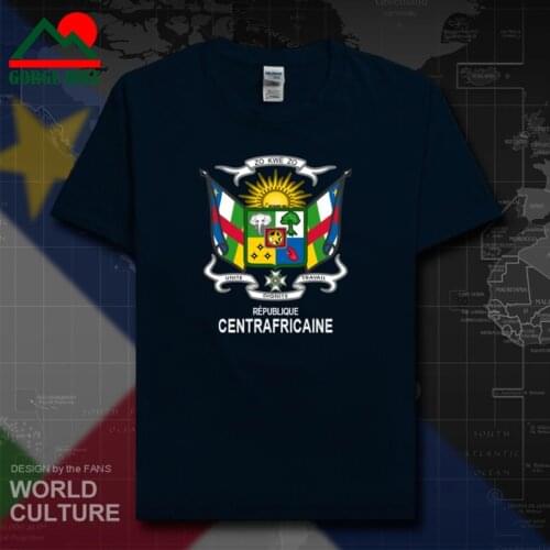 Central African Republic Centrafrique t shirt 2021 jerseys nation team tshirt 100% cotton t-shirt clothing tees country CAF Tops