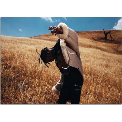 Canvas Painting Travis Scott Retro Posters and Prints Wall Art Picture for Living Room Decor No Frame