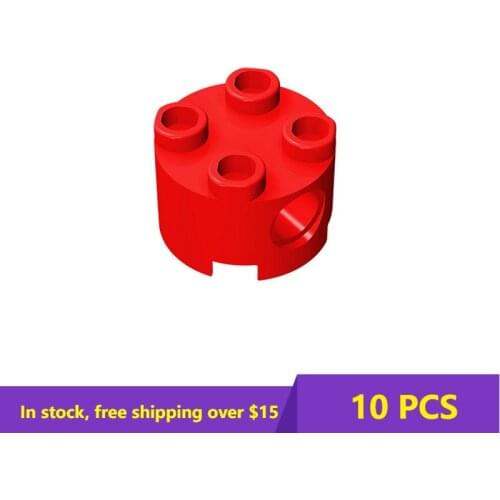 10PCS MOC Assembles Particles 17485 2x2 for Building Blocks DIY Bricks Bulk Model Educational High-Tech Spare Toys