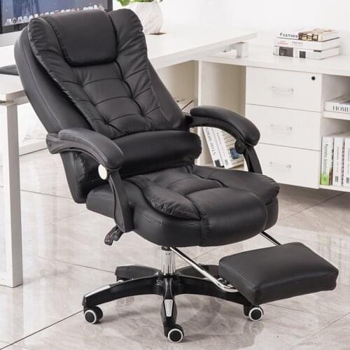 Boss chair reclining leisure office chair massage footrest swivel chair computer chair home barber chair gaming chair