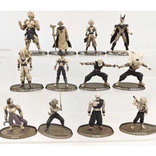 Limited Dragon Ball Super Modeling Soul Cell Black and white Vegeta Tao Pai Pai Master Roshi Small Scale Figure Some Minor Flaws