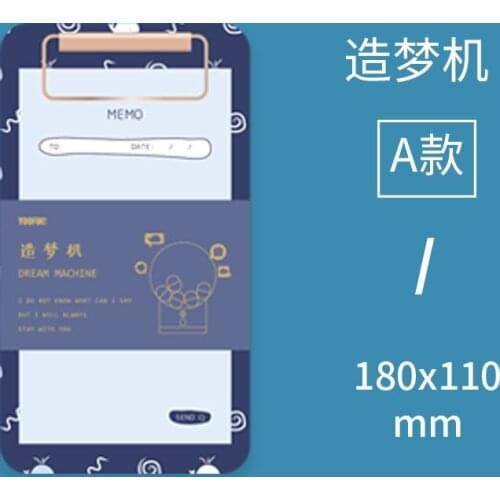 Mini Board Clip Note Clipboard Memo Paper Pads Sticky Notebook Creative Writing Notepad Folder School Office Supplie Stationery