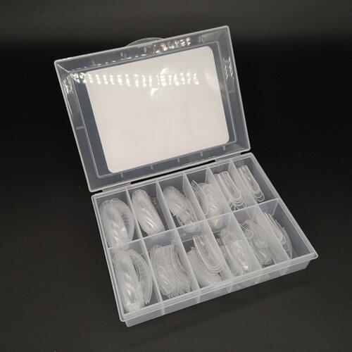 False Nail Tips Dual System Forms Stencil Mold French Nails Full Cover Extension Model Form Manicure Tools Home Salon Use New