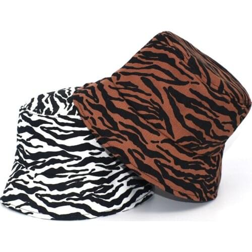 New Korean Basin Cap Print Women Bucket Hat Casual Panama Girl Bucket Cap Outdoor Travel Fisherman Hat M119