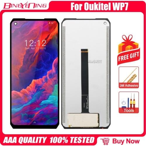 New Original For 6.53 inch Oukitel WP7 LCD&Touch Screen + Frame Digitizer Display Screen Mmodule Accessories Assembly
