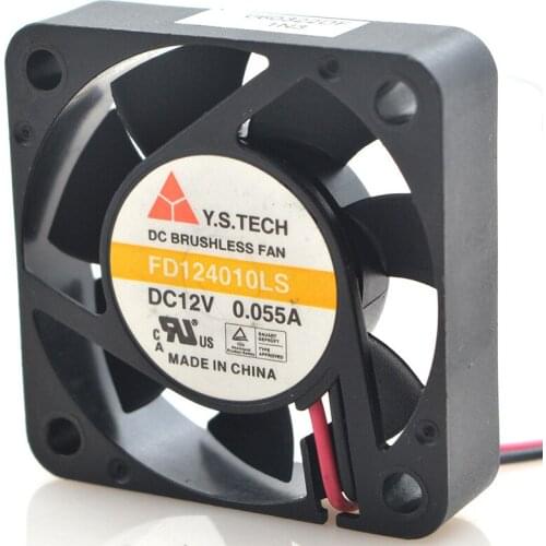 New taiwan wonsan FOR Y.S FD124010LS 4010 12V 0.055A 2 line ultra quiet fan