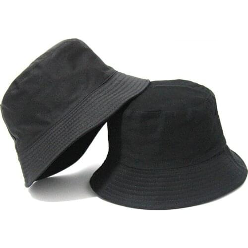 New Double-Faced Unisex Bucket Hat Candy Color Sunscreen Women Hat Outdoor Travel Cycling Caps Fishermen Hats Hip Hop Panama Cap