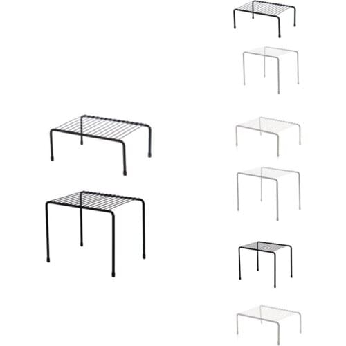 Iron Kitchen Storage Rack Closet Shelf Dish Drying Rack Spice Jars Holder Seasoning Bottles Shelves Spice Rack