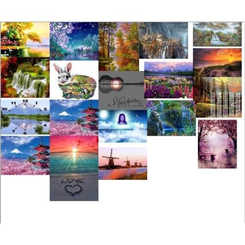 Counted Cross Stitch Kits Needlework Embroidery - Crafts 14/16/18/27/28ct Aida DMC Color Arts Handmade Home scenery