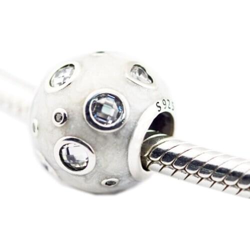 Pearlescent Dreams Charm Fashion Jewelry Making Sterling Silver Beads For Woman Fits Original 925 Silver Bracelets