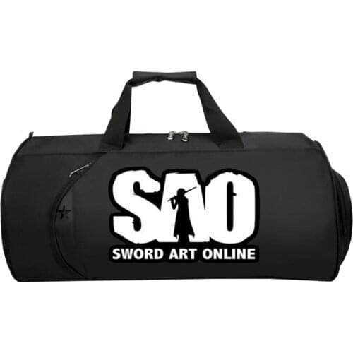 Sword Art Online Travel luggage Bag teenagers Capacity Strap Duffel Multifunctional Large Shoulder bag Men Women luggage Package