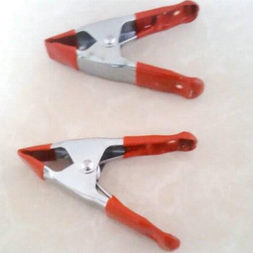 HEAVY DUTY 10PCS/Lot 2"(50MM) Metal/Steel Spring Clip, Battery Clip, Spring Clamp Of Galvanized Surface And PVC Coated Tips