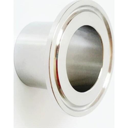 38mm Tube OD Length 28.6mm Stainless Steel Sanitary Weld Ferrule Connector Pipe Fitting For Homebrew Fit 1.5" Tri Clamp